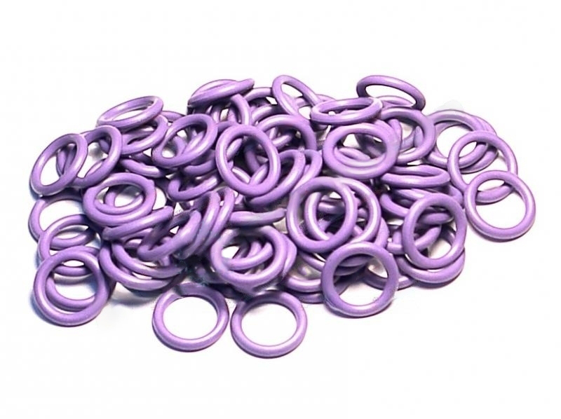 Комплект колец O-Ring 10.82x2.4мм, 100 штук, фиолетовые