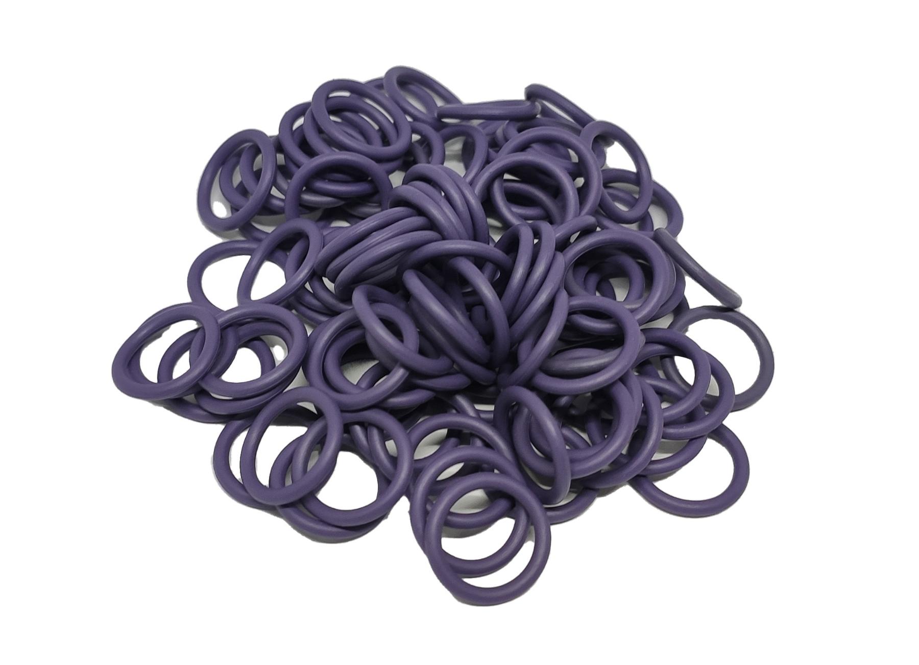 Комплект колец O-Ring 10.82x1.78мм, 100 штук, фиолетовые
