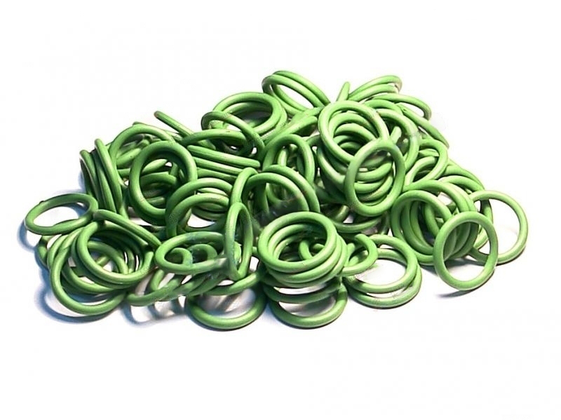 Комплект колец O-Ring 13.8x2.4мм, 100 штук, зеленые