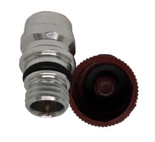 Заправочный штуцер H 357820795J, с резьбой M12x1.5 UNF, одноразовый ниппель; фотография №1