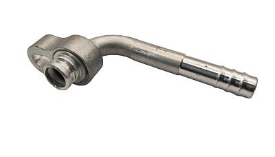 Фитинг с площадкой 90° для подключения к ТРВ O-Ring и шлангу G8 10мм