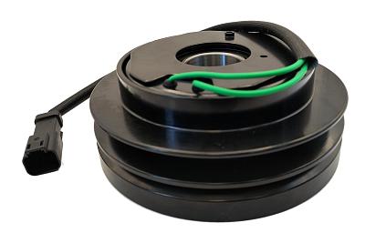 Муфта для компрессора кондиционера Denso 10S17C 1PK 24V для спецтехники Caterpillar; фотография №3
