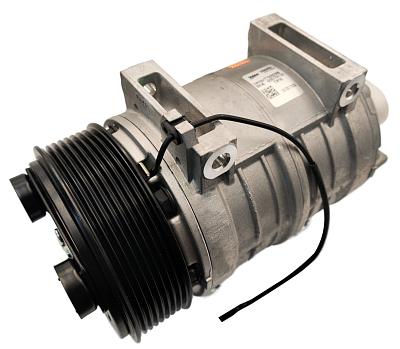 Компрессор кондиционера Valeo TM16 No Oil 12V, 8PK для фреона R404A, R452A; фотография №1