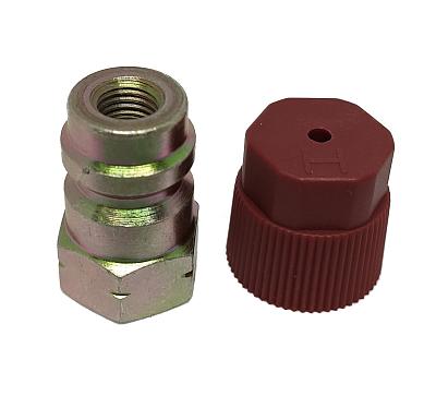 Заправочный штуцер H, с внутренней резьбой 3/8-24 UNF, стальной