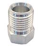 Штуцер 8мм, G6, для сварки, алюминиевый, с метрической резьбой M16x1.5мм