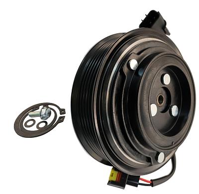 Муфта с японским подшипником NSK для компрессора кондиционера 97701P2500, 97701P2550 Hyundai Santa Fe 4 рест., KIA Sorento 4 2.5 Theta 3 (2020-2025)