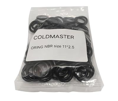 Комплект колец O-Ring NBR 11x2.5мм, 100 штук, черные