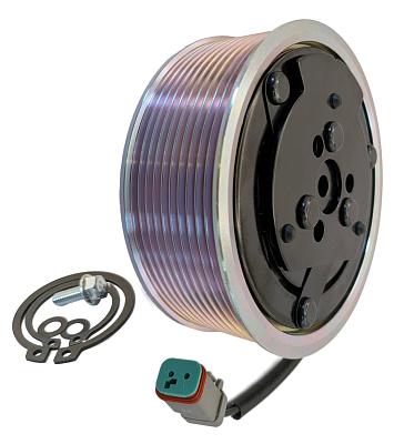 Муфта компрессора SD7H15 10PK 12V для спецтехники CASE, New Holland