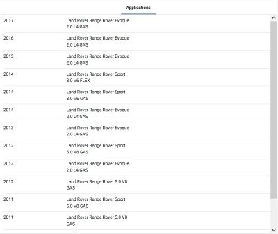 Набор уплотнительных колец HNBR для автомобилей Land Rover Range Rover Evoque 2.0 (2012-2017), Range Rover 3.0, 5.0; фотография №4