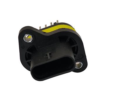 Фишка подключения 4-pin для компрессора кондиционера Sanden 1582668-00-H, 1582668-00-F для Tesla Model Y, Model 3 (2020-); фотография №2