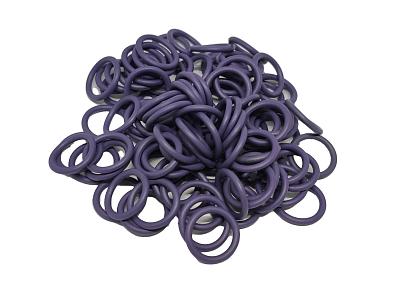 Комплект колец O-Ring 10.82x1.78мм, 100 штук, фиолетовые; фотография №1
