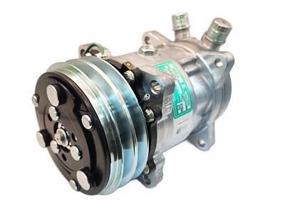 Компрессор кондиционера SANDEN 5S14 S6627, 24V; фотография №1
