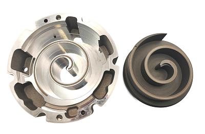 Спиральная часть компрессора кондиционера Sanden для гибридных Porsche Panamera 971, Cayenne; Land Rover Range Rover Sport 2; Jaguar i-Pace