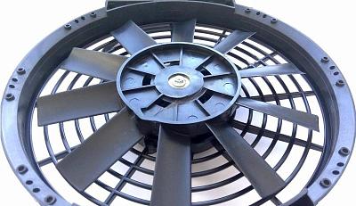 Вентилятор кондиционера универсальный 10 дюймов, 24V, 80W; фотография №2