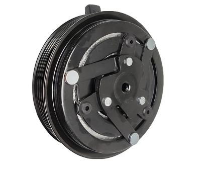 Муфта компрессора кондиционера Fiat Doblo 2, 500, Abarth с двигателем 1.2, 1.4 (2015-2023); Alfa Romeo Giulietta 3 1.4 (2010-2016)