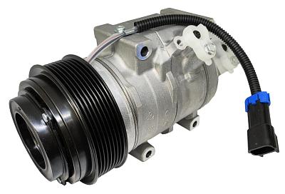 Компрессор кондиционера RE284680 для экскаватора John Deere 5065M, 5075M, 5083E, 5085M, 5093E, 5095M, 5100E, 5105M