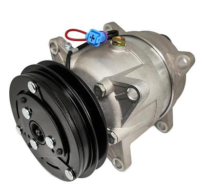 Компрессор кондиционера DZ95189154010 для грузовиков Shaanxi Shacman SX3316DR366 (F2000), SX3256DR384 (F3000), SX3255DR385
