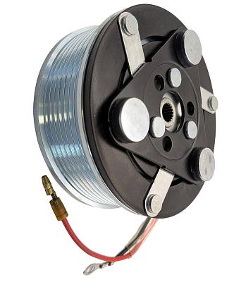 Муфта компрессора кондиционера Honda TR90, 7PK; фотография №1