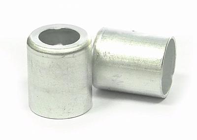 Обжимная гильза 16мм, G12 для тонкостенных шлангов, алюминиевая; фотография №1