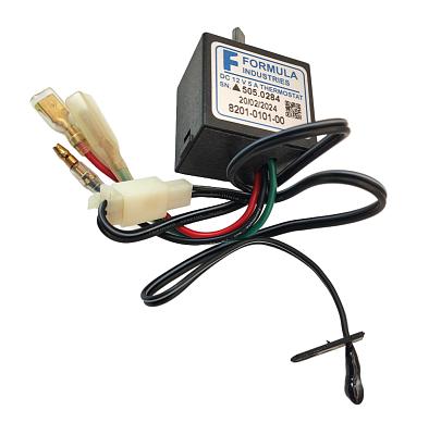 Электронный термостат с сенсором, 12V; фотография №2