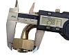 Фитинг для соединения с компрессором O-Ring 10мм, G8, 90 градусов, 1-14UNS, с гайкой, стальной