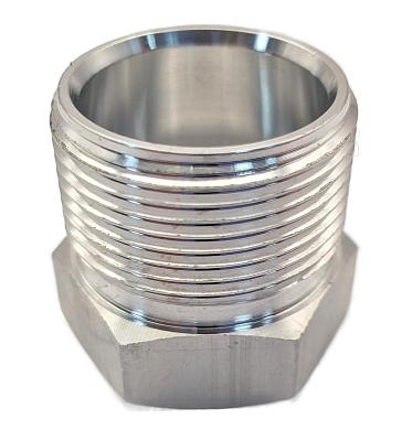 Штуцер 16мм, G12, для сварки, алюминиевый, с метрической резьбой M27x1.5мм