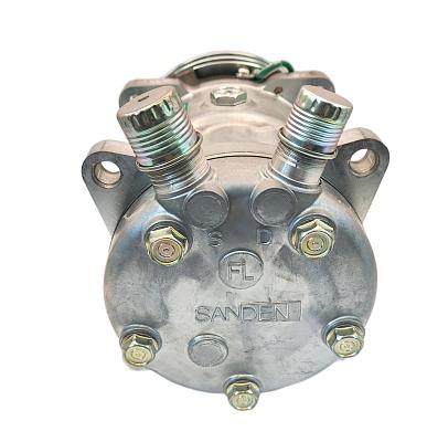 Компрессор кондиционера SANDEN 5S14 S6627, 24V; фотография №3