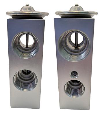 Расширительный клапан ТРВ резьбовой для кондиционера спецтехники John Deere, Caterpillar, Case, Volvo, JCB, Ford, New Holland