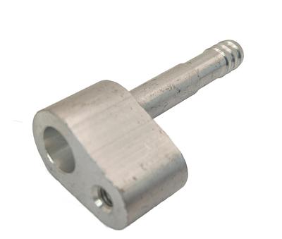 Фитинг с площадкой 180° для подключения к ТРВ и шлангу G6 8мм, вариант 3