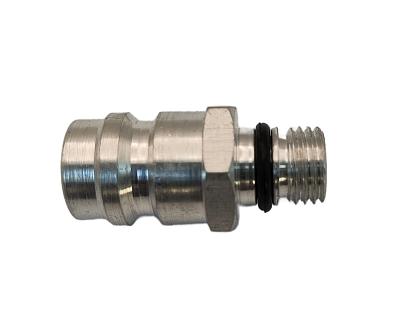 Заправочный штуцер с внешней резьбой 20G (1/4") для магистрали кондиционера высокого давления; фотография №2