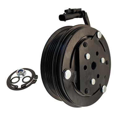 Муфта компрессора кондиционера QSH90 60006030, 60006031 для Chevrolet TrailBlazer 3 1.2, 1.3 (2019-2023), Buick Encore GX