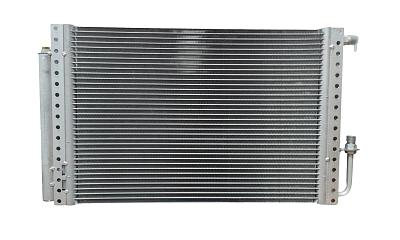 Радиатор, конденсор 14x23, 350x570x22мм, с ресивером