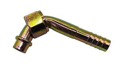 Фитинг O-Ring 10мм, G8, 90 градусов, с гайкой, стальной