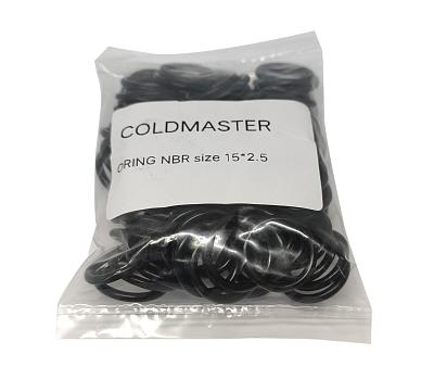 Комплект колец O-Ring NBR 15x2.5мм, 100 штук, черные