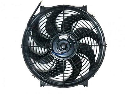 Вентилятор кондиционера 14 дюймов, 24V, 80W, S-образные лопасти