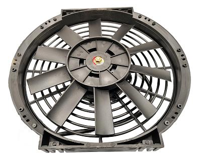 Вентилятор кондиционера 10 дюймов, 12V, 120W pull; фотография №2