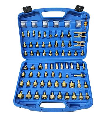 Набор переходников для промывки системы автокондиционера для Honda, Nissan, Mazda, Toyota