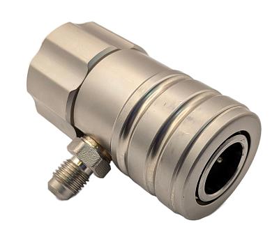 Заправочник быстросъемный высокого давления H Hongsen для хладагента R744 CO2; фотография №2