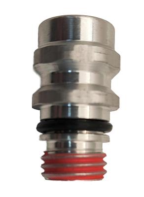 Набор 5 заправочных штуцеров H R134 357820795J с резьбой M12x1.5, Santech / Omega