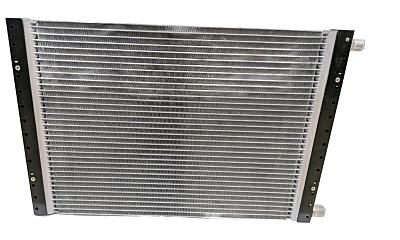 Радиатор, конденсор 14x21, 350x520x20мм, прямые выходы; фотография №1