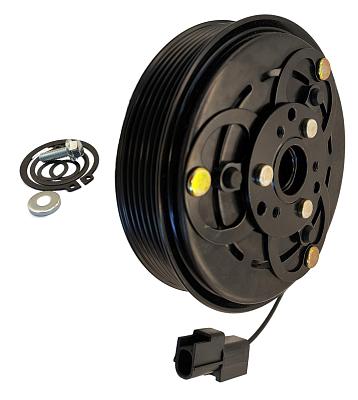 Муфта компрессора кондиционера Mazda 3 BL рестайлинг 1.6, Mazda 3 BM AEBA14, ALBA15 1.6 (2013-2014); фотография №1