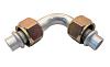Фитинг O-Ring 13мм, G10, 90 градусов, двухсторонний, с дюймовыми гайками
