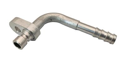 Фитинг с площадкой 90° для подключения к ТРВ O-Ring и шлангу G6 8мм, вариант 2