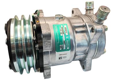 Компрессор кондиционера SANDEN 5S14 S6627, 24V; фотография №2