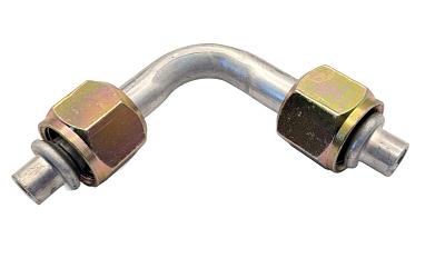 Фитинг O-Ring 8мм, G6, 90 градусов, двухсторонний, с дюймовыми гайками