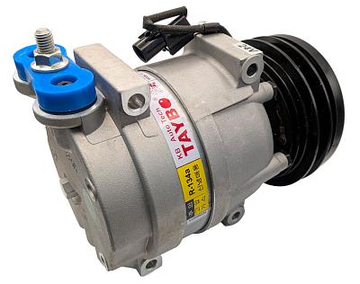 Компрессор кондиционера 11Q690040, 11Q690041, 715618, A5W00258A, для экскаватора Hyundai; фотография №3