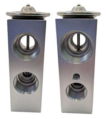 Расширительный клапан ТРВ резьбовой для кондиционера спецтехники John Deere, Caterpillar, Case, Volvo, JCB, Ford, New Holland