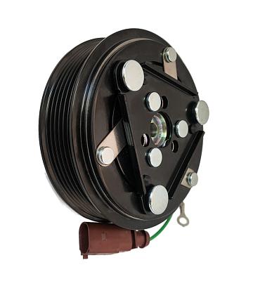 Муфта компрессора кондиционера 1K0820808H для Volkswagen Jetta 1.4 рест. 6 поколения (2014-2018); Passat B8 (2016-2020)