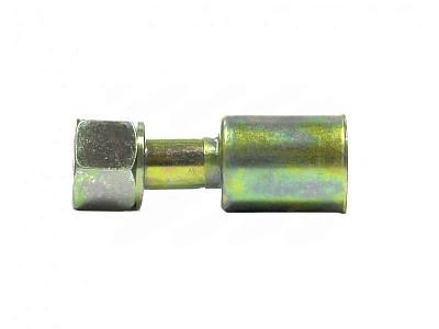 Фитинг O-Ring 13мм, G10, 180 градусов, с гайкой и обжимной гильзой, стальной