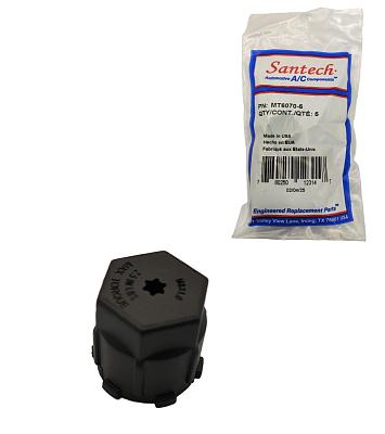 Колпачок L для заправочного порта низкого давления фреона HFO-1234yf, резьба M8x1.0